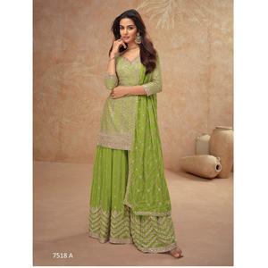 Traje de Chinon pesado hecho a mano de calidad de exportación, cómodo, duradero y diseñado para Ropa Étnica tradicional y moderna a la venta - Product Image 1