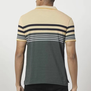 Polo respirant pour homme, chemises de qualité supérieure, couleur unie, polo de golf, manches courtes, tissu léger, look sportif élégant - Product Image 3