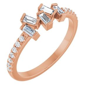 Scattered Baguette <b>Diamond</b> <b>Ring</b> - Product Image 1