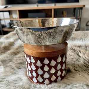 Quemador Bakhoor de lujo de alta calidad hecho a mano pulido estilo árabe perla madre de perla incrustaciones Mabkhara incienso Oud quemador - Product Image 2