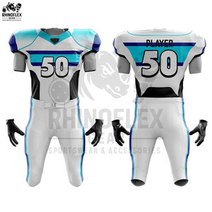 Uniforme de football américain le plus récent uniforme de football américain à séchage rapide pour adultes - Product Image 4
