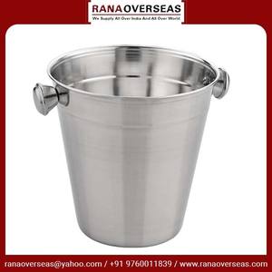 ถังน้ำแข็งสเตนเลสดีไซน์พรีเมี่ยมวินเทจใช้สำหรับงานปาร์ตี้รูปทรงและขนาดที่กำหนดเองได้ - Product Image 4