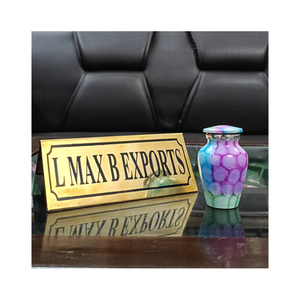 Colección única de urnas de cremación de colores de recuerdo con acabado personalizado de diseño atractivo/urna conmemorativa para cenizas a precio con descuento - Product Image 1