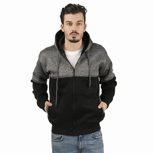 เสื้อฮู้ดสวมหัวแบบยูนิเซ็กซ์ผ้าฝ้ายน้ำหนักมากมีฮู้ดโลโก้ OEM ตามสั่งสำหรับฤดูหนาวของผู้ชายดีไซน์ปักลาย - Product Image 3