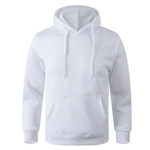 Pull oversize pour hommes Hoodie-100 % coton 350g Sweat à capuche vierge sans ficelle de haute qualité - Product Image 6