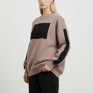 Sudaderas con Capucha Extra Grandes, Transpirables, 100% Algodón, OEM/ODM, Logotipo Personalizado Serigrafiado, Ropa Urbana, Hip Hop, Invierno, Mujer - Product Image 2