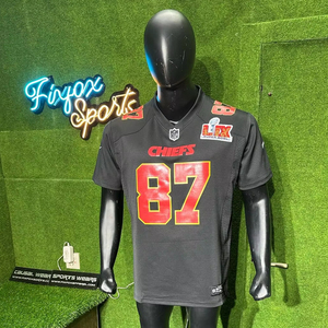 เสื้อเจอร์ซีย์ฟุตบอลแบบอเมริกันเสื้อฟุตบอลพิมพ์ลายเจาะรูตาข่ายแบบซับลิเมชันด้านข้าง - Product Image 2