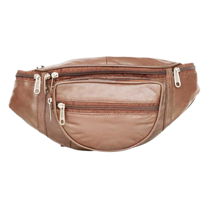 Luxury Vintage Floral Design Genuine Leather <b>Waist</b> <b>Bag</b> Stylish Crossbody Chest Portable Belt Zipper Daily Use for <b>Men</b> Women - Product Image 5
