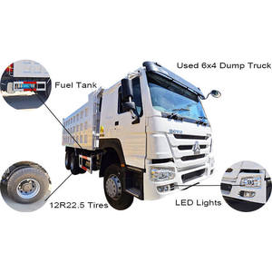 Camion benne Sinotruk Howo 2022, moteur diesel Euro 5, 400 CV Weichai, transmission automatique disponible, 4x2 6x4 8x4, conduite à droite, neuf ou d'occasion - Product Image 6
