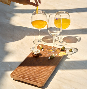 ถาดไม้เสิร์ฟอาหารเป็นรูปสี่เหลี่ยมผืนผ้าถาดใส่อาหารพร้อมเครื่องมือทำชีสสำหรับรับประทานอาหารเช้า - Product Image 5