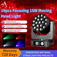 FY-1915 19*15W abeille oeil scène lumière DMX RGBW 4-en-1 éclairage LED effet araignée lumière pour intérieur extérieur Disco Club salle de Concert