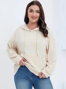 Plus Size Autumn Winter Pullover Hoodies <b>Sweatshirt</b> Women Loose Casual Fashion Ladies <b>Sweatshirts</b> <b>Long</b> Sleeve Woman Tops 2026 - Product Image 2