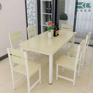 Bộ Bàn Ghế Ăn Bàn Hình Chữ Nhật Hiện Đại Đơn Giản Tại Nhà Đồ Nội Thất Phòng Ăn Giá Rẻ - Product Image 3