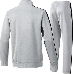 Nueva moda 2025 trajes de jogging personalizado poliéster pulóver con capucha personalizado Jogger sudaderas 100% algodón chándal conjunto para hombres - Product Image 2
