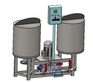 Mélangeur industriel automatique DEMSA pour pâte à galettes, capacité 500 kg/h, 380 V, garantie 2 ans, professionnel - Product Image 2