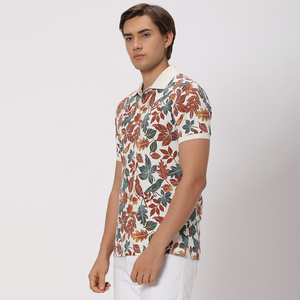 Polos de hombre OEM y ODM de alta calidad personalizados de fábrica para hombre, Camiseta de algodón de manga corta con logotipo - Product Image 4