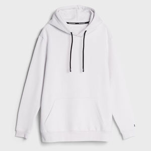Sudaderas personalizadas de gran tamaño con capucha para hombre 100% algodón acogedor hombro caído en blanco Streetwear manga larga hombres sudaderas con capucha - Product Image 3