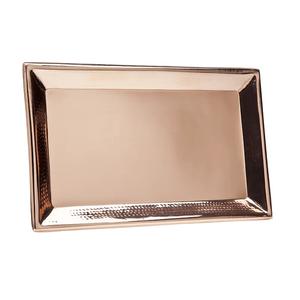 Round Shaped White <b>Marble</b> Serving <b>Tray</b> With Wooden Handle at Direct Factory Selling Prices With the Sizes of 14 Inches - Product Image 5