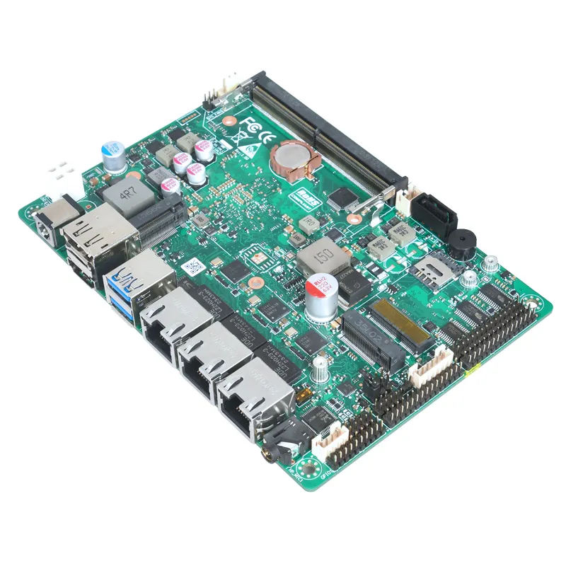 피에시아 인텔 아톰 x7211E x7213E x7425E 프로세서 12 번째 X86 임베디드 PC 메인 보드 DDR5 리눅스 3 * LAN 3.5 인치 산업용 마더 보드