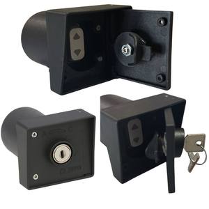 Chiusura in Nylon grigio scuro con dispositivo di controllo accessi Zippo con selettore aperto/chiuso da incasso - Product Image 5