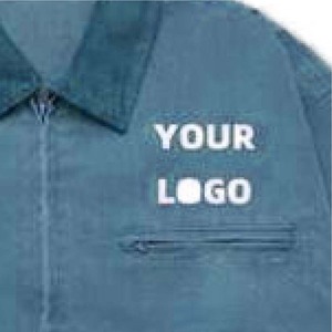 OEM Custom Embroidery Logo Heavyweight 100% Cotton <b>Vintage</b> Winter Jacket with Front Logo Placement - Product Image 2