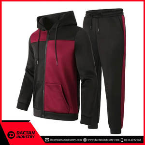 ชุดวอร์มผ้าฝ้าย100% มีฮู้ดระบายอากาศได้ดีน้ำหนักเบาเสื้อผ้าลำลองสำหรับฤดูหนาว - Product Image 3