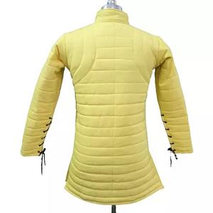 Auténtico abrigo Medieval Gambeson hecho a mano grueso acolchado cómodo armadura chaqueta para recreaciones y Cosplay precio al por mayor - Product Image 3