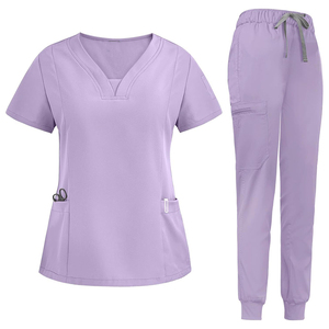 Ensembles d'uniformes médicaux en coton personnalisé vente en gros pantalons de jogging pour hôpitaux costumes de médecin et d'infirmière pour toutes les tailles - Product Image 1