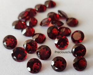Granate Natural Redondo Facetado 9mm-Granate Rojo Suelto Calidad Superior - Product Image 4