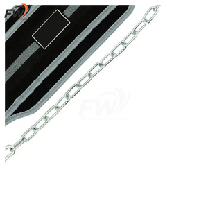Cinturón de fitness con cadena para levantamiento de pesas, entrenamiento de fuerza y soporte lumbar - Product Image 6