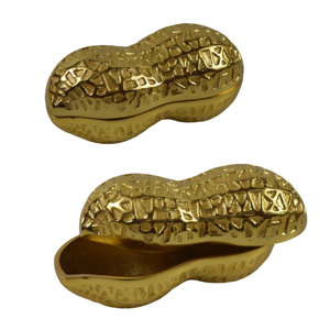 High Quality Aluminium <b>Peanut</b> Shape Nut Serving Bowl for Home Wedding Restaurant and Hotels Available at Best Prices - Product Image 1