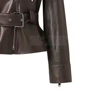 Oem Service Chaquetas de cuero para mujer Último diseño Chaquetas de cuero para mujer Low Moq Chaquetas de cuero para mujer - Product Image 5