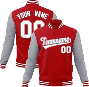 Chaqueta universitaria de lana CVC con logotipo personalizado para hombre, chaquetas de uniforme de equipo universitario de invierno de alta calidad, venta al por mayor, abrigo con letras lisas en blanco - Product Image 5