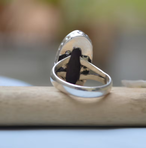 Oval Cab Purple Sugilite Gemstone 925 Sterling Silver Dainty Boho Wedding Gift <b>Statement</b> <b>Ring</b> Gemstone <b>Ring</b> Women <b>Ring</b> - Product Image 4