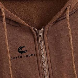 Pull hommes sweats à capuche respirant taux d'usine couleur unie streetwear haute qualité nouveauté polaire coton mélangé premium - Product Image 5