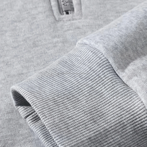 ผลิตชุดวอร์มผู้ชายผ้าฟลีซพร้อมโลโก้ตามสั่ง ขายส่ง ชุดวอร์มผู้ชายแบบมีซิป น้ำหนักเบาและสวมใส่สบาย - Product Image 4