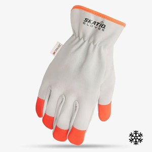 Skatiq SG-6071 Original Driver Glove Haute Visibilité Résistant aux coupures Cuir Nylon Doublure Imperméable Antidérapant Gants de Sécurité - Product Image 5