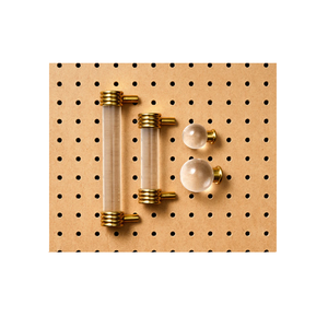 มือจับประตูอะคริลิคลูกบิด2อันทันสมัยมือจับประตูอะคริลิคปรับขนาดและขนาดได้ตามต้องการ - Product Image 1