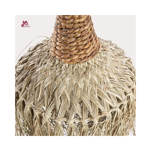 Seagrass <b>Bamboo</b> Rattan Wicker Pendant Lamp Modern <b>Bamboo</b> Art Home Decor <b>Bamboo</b> Lamp <b>Shade</b> <b>Lighting</b> Chandelier Made in Vietnam - Product Image 3