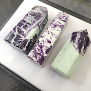 หอขัดเงา kammererite ธรรมชาติอัญมณี Cabochon อัญมณีทรงหลวมเพชรโมอิส/คริสตัลสำหรับทำเครื่องประดับ - Product Image 3