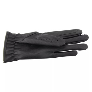 Guantes de equitación ecuestres de cuero sintético ALLNESS para damas niñas mujeres, guantes de equitación antideslizante agarre cuero puro - Product Image 5