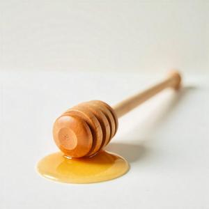 Palo de llovizna de miel de madera con mango largo para facilitar el flujo de miel en tarros, gofres de té y café y uso diario en la cocina - Product Image 6