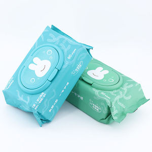 Uniquality Lingettes Humides Bébé 80 Lingettes Nettoyage Mains et Bouche Soin Peaux Sensibles Sans Parfum Sans Alcool Non-Tissées - Product Image 6