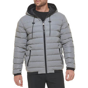 Chaqueta Acolchada Formal de Invierno con Cuello Alto para Deportes al Aire Libre y Uso Casual, Relleno Estándar al por Mayor para Hombre - Product Image 1