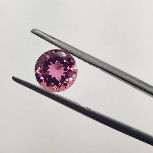 Pierres précieuses naturelles libres en tourmaline rose ronde de 8mm pour la bijouterie - Product Image 1