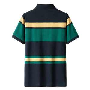 2025 POLO de manga corta de algodón de la mejor calidad 2025, nueva camisa de día estampada Popular Simple de verano para hombre - Product Image 2