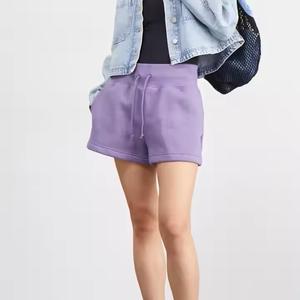 กางเกงขาสั้นผ้าฟลีซสำหรับผู้หญิงกางเกงขาสั้นผ้าฟลีซแบบลำลองสำหรับยิมของผู้หญิงเหมาะสำหรับใส่สบาย - Product Image 5