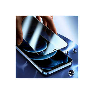 TKDW Protection d'écran en verre trempé à couverture intégrale pour iPhone 12 Pro XS, film avant mat anti-espion, anti-choc - Product Image 5