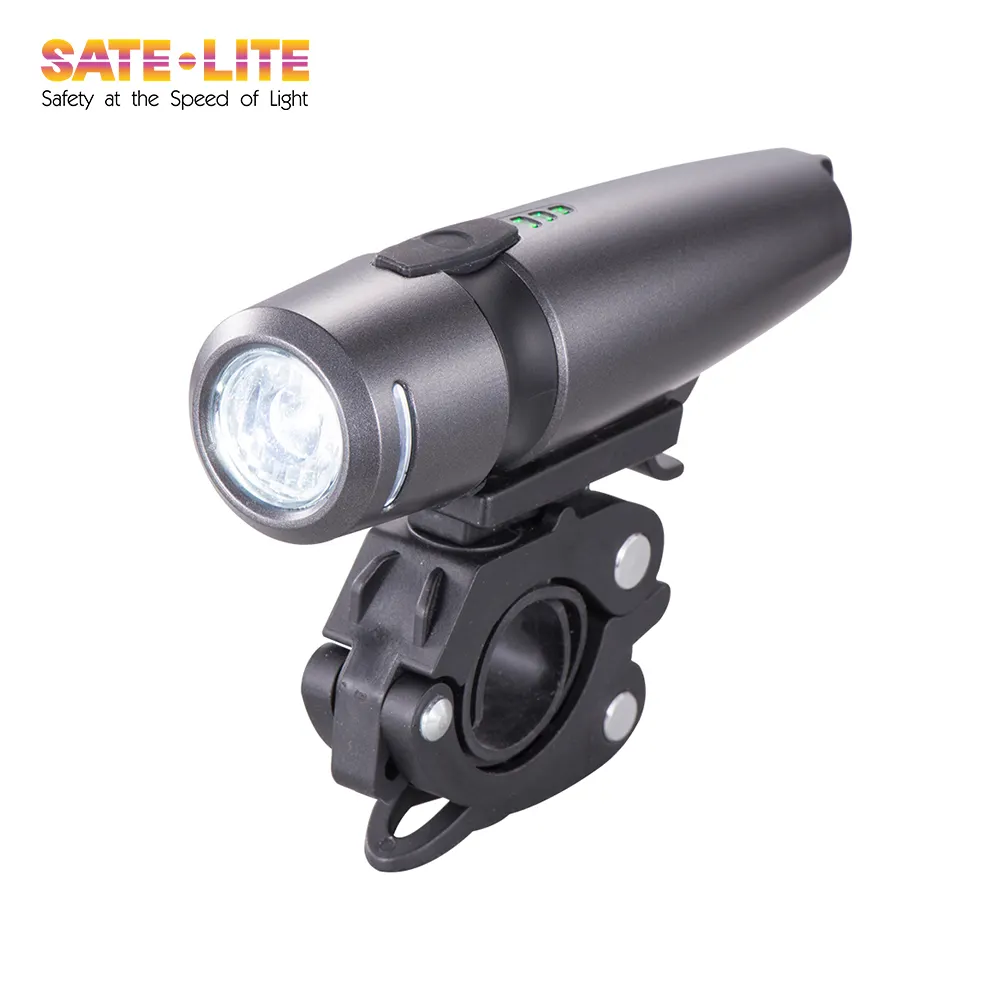 Sıcak satış Sate-lite 40 LUX bisiklet ön LED ışık şarj edilebilir bisiklet kolu farlar