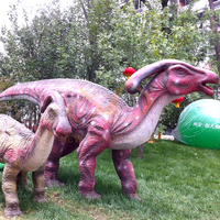 Modèle de dinosaure Animatronic électrique réaliste pour enfants parc à thème Dino en métal d'intérieur pour parc d'aventure de centre commercial